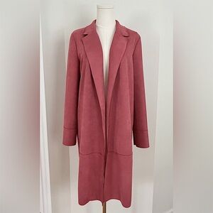 Zara Dusty Rose Coat Size S